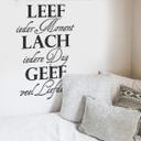 Muursticker Leef ieder moment...2