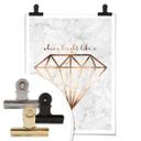 Plakat - Kobber - Shine bright like a diamond