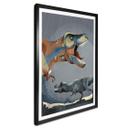 Póster Marrón - T-Rex