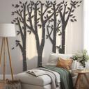 MDF decoración hojas bosque de abedul - juego de extensión