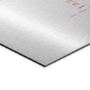 Geborsteld Alu-Dibond met goud-, zilver- & kopereffect - Japanse zen penseelkunst - Adan