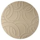 Vinilo decorativo Anillos abstractos beige - Grande - Redondo