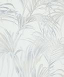 Blomstret tapet Novamur Kylie hvid, beige