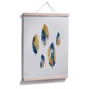 Plakat - Orara Studio - Leaves Blue and Yellow