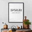 Plakat Spoiler - We die in the end