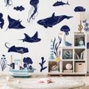 Wandtattoo Unterwasserparadies Set (40-teilig)