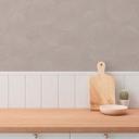 papel pintado 3D motivo círculo beige gris - Papel pintado no tejido texturado discreto moderno