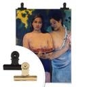 Póster Gauguin - Dos mujeres de Tahití