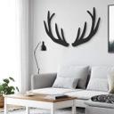 MDF - Decoración en madera - Cornamenta (2 piezas)