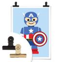 Plakat - Gomes - Captain America legetøj