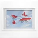 Sticker pour fenêtre : Avion 
