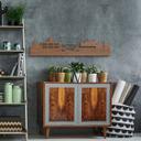 Chapa de caoba Wood art - Skyline Amsterdam