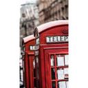 Fototapete Britische Telefonzelle 144x260 cm