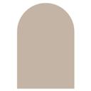 Wall Sticker Rund bue bred - Taupe
