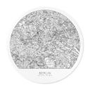 Póster Mapa de la ciudad de Berlín - Redondo
