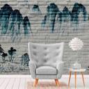 Stone MountainWall tapet i gråhvid - non-woven tapet Designwalls 2 - 2,55 x 3,5 m