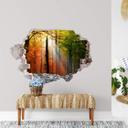 3D Wallsticker gyldent efterår