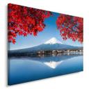 Canvasbillede, Fuji-bjerget Japan landskab