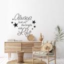 Wallsticker -  Always look on...