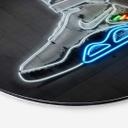 Tableau sur alu-Dibond rond Mielu - Future Sneaker