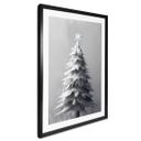 Póster del árbol de Navidad cubierto de nieve - Treechild