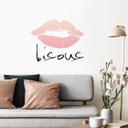 Sticker mural Bisous