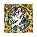 Póster Paloma de la paz de colores - Inspirado en Matisse - Zamart - Cuadrado