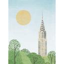 Fototapet Rivers - Chrysler Building