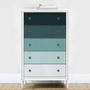Vinilo adhesivo muebles, vinilo decorativo - lavable - color degradado petróleo