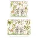 Papel pintado Animales en la jungla tropical - UN Designs
