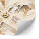 Salpicadero de cocina autoadhesivo Medidas: grande, flores de color beige - Treechild
