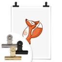 Affiche - Yoga-renard 05