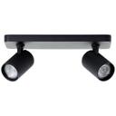 Spotbalken Leonardo, schwarz, 12,1 x 31 cm, Metall Spotleuchte