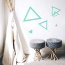Wallsticker - Samling af Trekanter