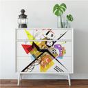 Zelfklevende Poster - Kandinsky - White
