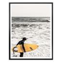 Póster - La tabla de surf amarilla
