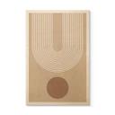 Cuadro de madera geometría abstracta en equilibrio - Ristova