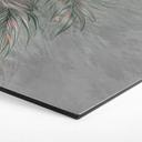 Wanddecoratie exotische palmbladeren roze-groen - Ms Tiff - Alu-Dibond