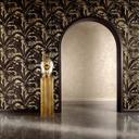 Versace fleecetapet Giungla palme creme, sølv