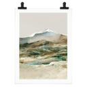 Póster Montañas Abstractas - Hobday