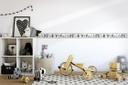 Børnetapet, non-woven tapet Kids Walls grøn, farverig