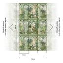 jungletapet grønbrun - non-woven tapet botanisk Livingwalls - mat og glat