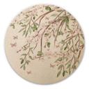 Cuadro de madera Sir Edward - Spring blossom magic - Redondo