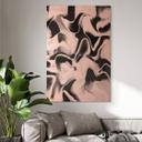 Geborsteld Alu-Dibond met goud-, zilver- & kopereffect - Abstract marmerpatroon - Treechild