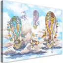 Canvasbillede, Farverige balloner