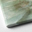 Tableau sur toile avec impression d'art - Lumière de brouillard vert sauge - Schmucker