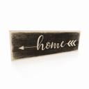 Houten Bordje - Home