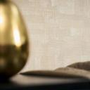Struktureret tapet med linnedlook Beige Cream - Geometrisk mønster 