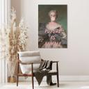 Billede Fremtiden er kvindelig - Grace Digital Art – print på aluminium (Alu-Dibond)