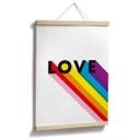 Póster LGBTQIA+ Love Rainbow
